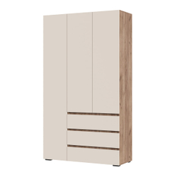 Хелен ШК 06 Шкаф 3-х дверный Дуб крафт табачный / Кашемир