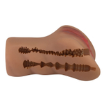 Мастурбатор-вагина Caroline (Цвет: карамель (темно-бежевый))