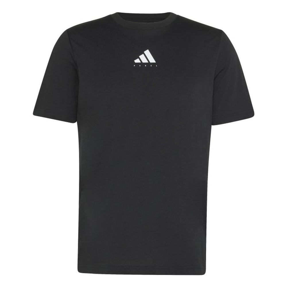 Теннисная футболка Adidas With Graphic For Padel Category - black