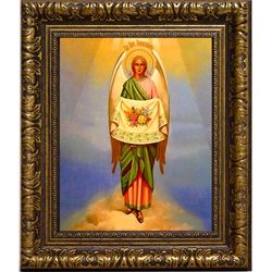 Архангел Вара­хи­ил. Икона на холсте.