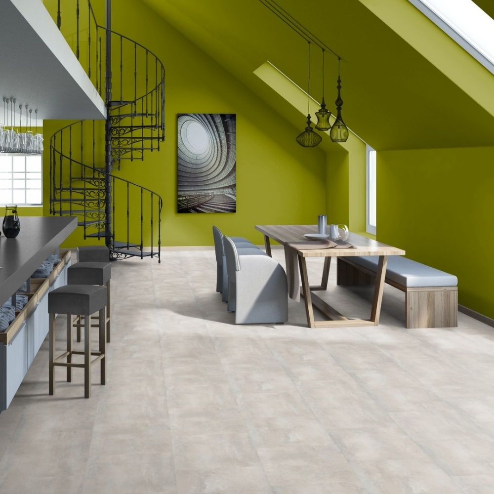 Кварцвиниловая плитка Tarkett Prime Click Soft Grey