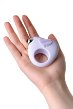 Белое виброкольцо для продления полового акта JOS MOYS (Цвет: белый)