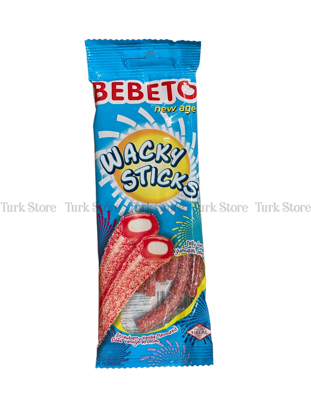 Жевательный мармелад Bebeto Wacky Sticks new age 75 гр