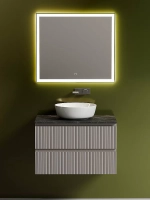 Тумба с раковиной Sancos SNOB T 80 со столешницей, Doha Soft