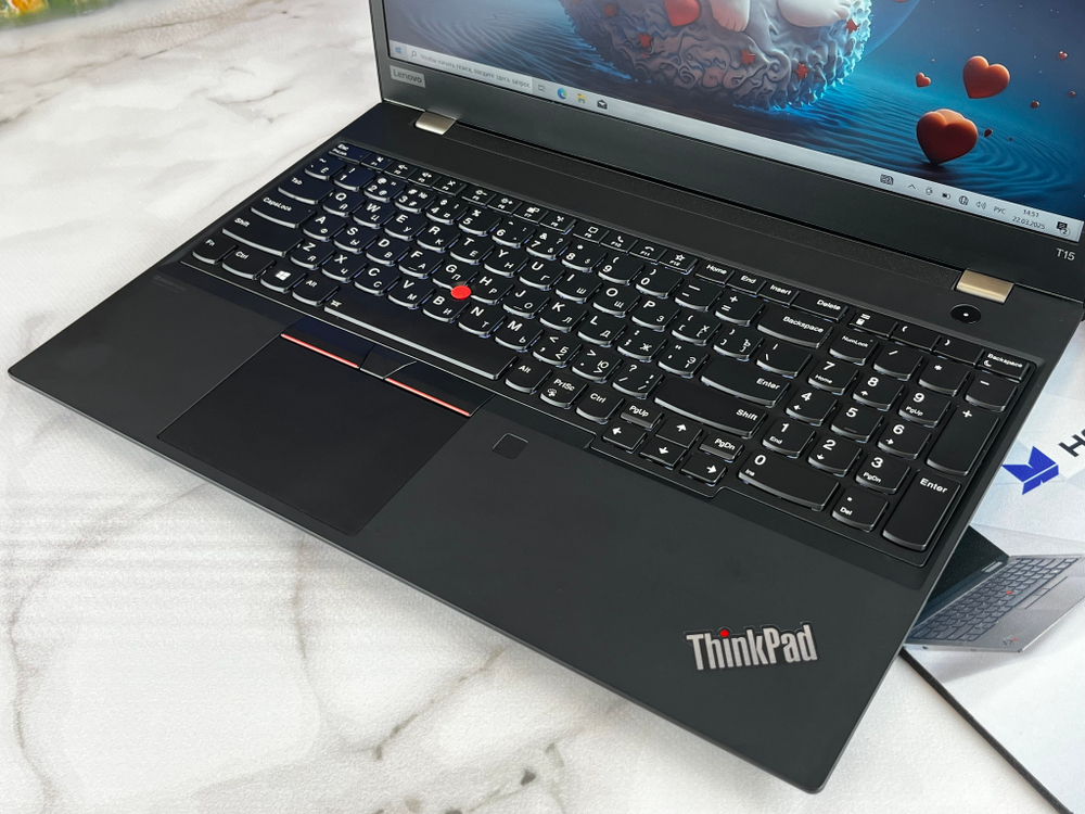 Ноутбук Lenovo ThinkPad T15 Gen 1 15.6" 1920*1080 IPS, Intel core I7 - 10610U 1.8 ГГц, RAM 16 ГБ SSD 256 ГБ, Intel UHD Graphics, Win 10 pro