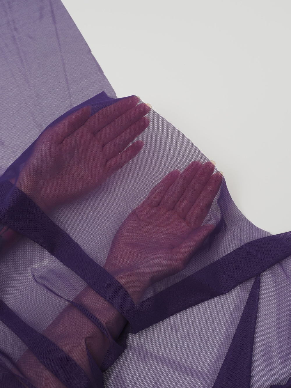 Сетка эластичная фиолетовая отрезом 75х50 см (Турция)