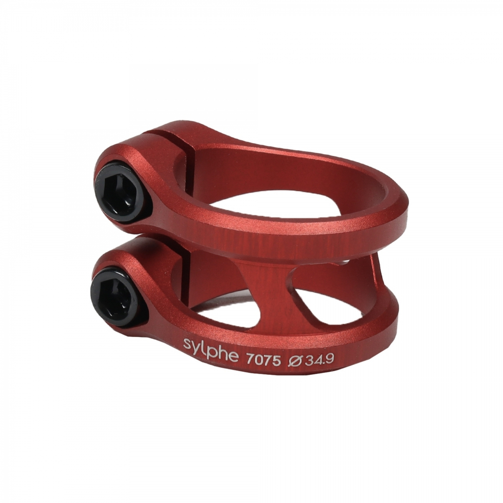 Зажим Ethic sylphe double clamp 34.9 red