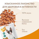 Лакомство для кошек "Здоровье и активность" хрустящие подушечки с курицей Мнямс 60 гр, 10 шт