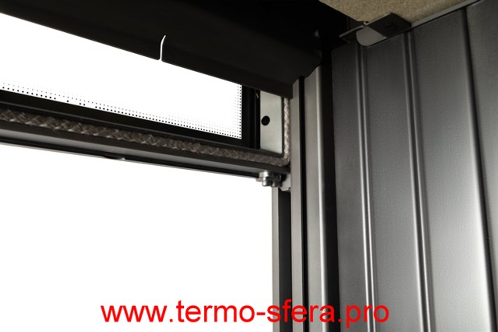 Каминная топка Экокамин ДЕЛЬТА 1000 BV три стекла принтинг черный шамот, вертикальная ламель