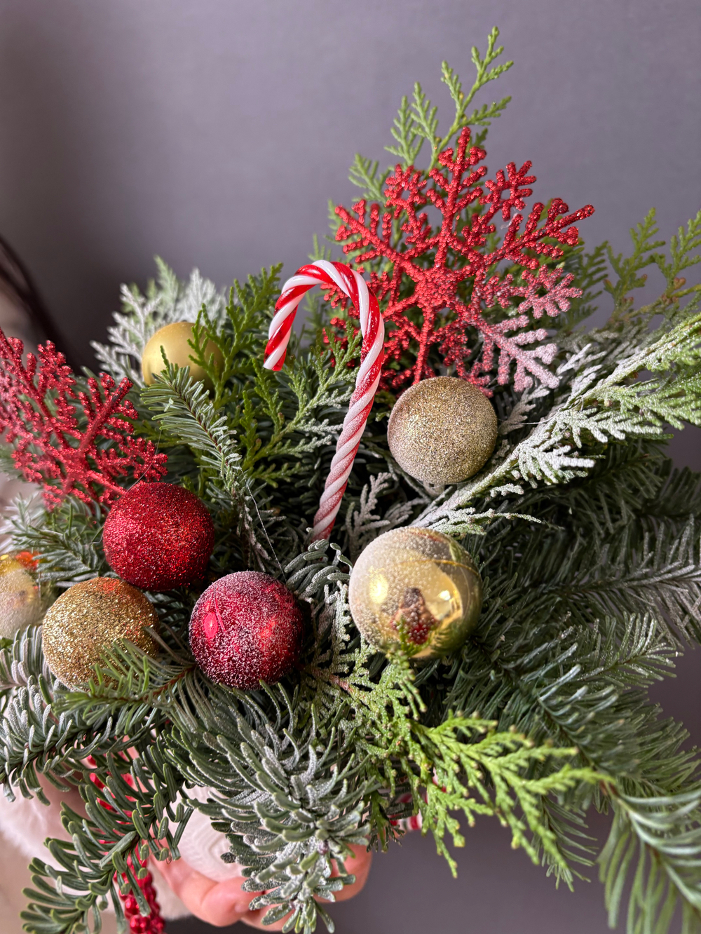 Новогодняя композиция в кружке «Новогодние чудеса»