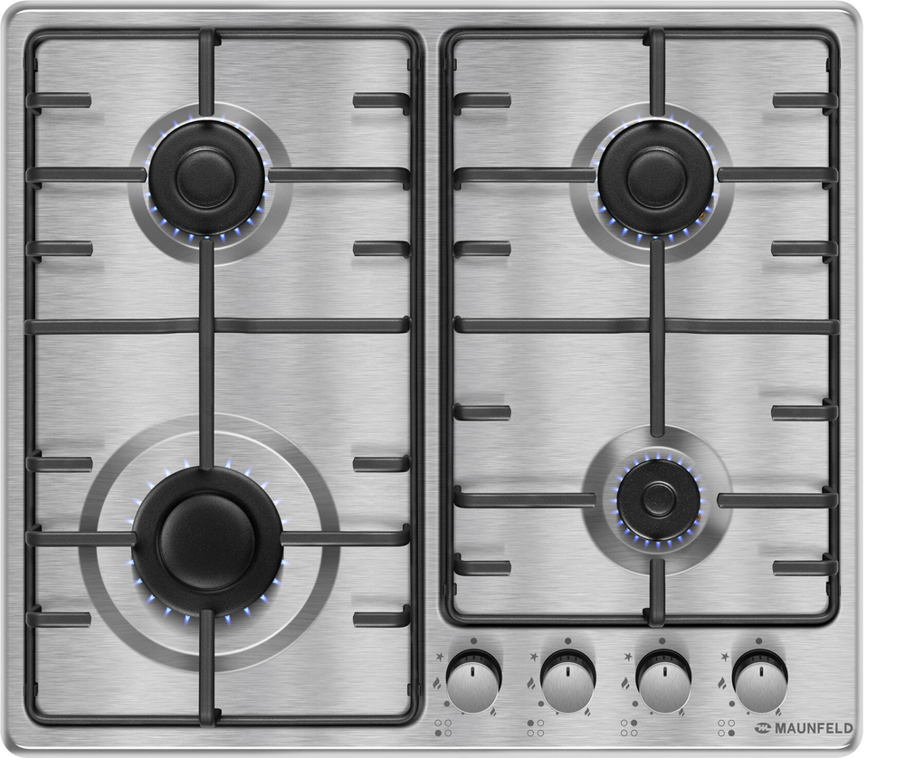 Газовая варочная панель MAUNFELD EGHS.64.3STS-ES/G фото 
