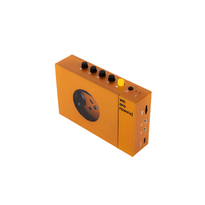 We Are Rewind Cassette Player Orange