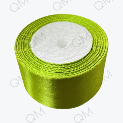 Лента атласная 5 см 25 ярдов (зеленая) №143