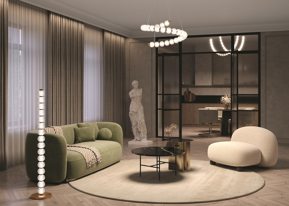 Напольный светильник (торшер) Maytoni MOD555FL-L23G3K