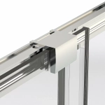 Душевая дверь Vincea Stella 140 VDS-1ST140CLGM стекло прозрачное/профиль вороненая сталь