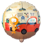 Фольгированный шар «Котэ и Синий Трактор» в ассортименте, 45 см