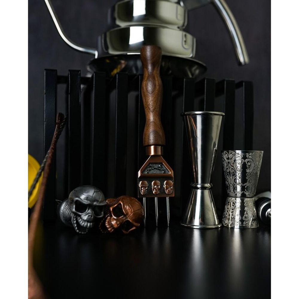 Нож шило для колки льда 18 см Череп Skull медь нерж. B'Guys P.L.- Barbossa