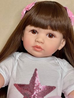 Кукла Реборн мягконабивная 60см в пакете (FA-153)