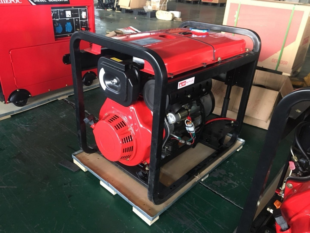 Дизельный генератор 7 кВт АМПЕРОС LDG 8500CLE-3