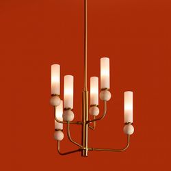 Люстра на штанге Freya Sunspot FR5482CL-06BS1