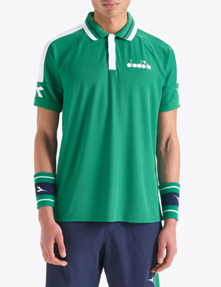 Теннисное поло Diadora SS Polo Icon - golf green