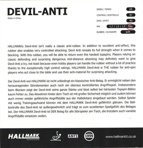 Накладка HALLMARK Devil-Anti