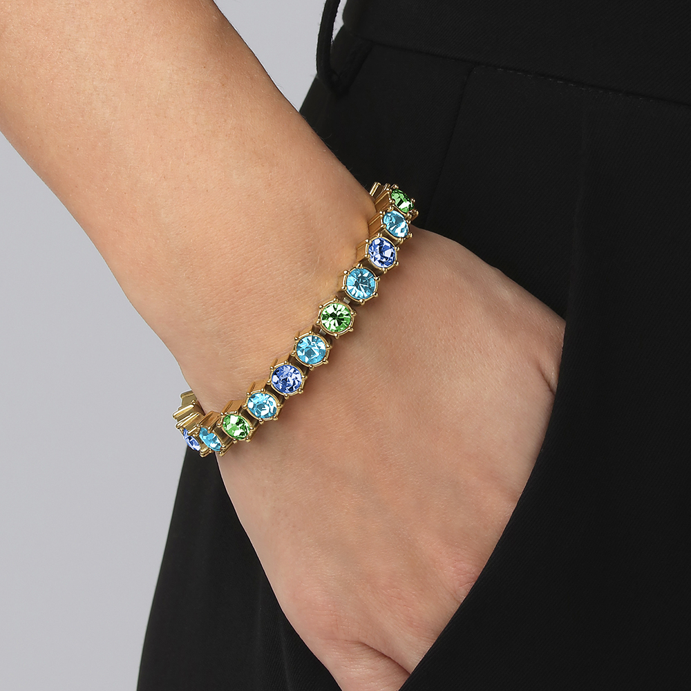 Браслет Dyrberg Kern COURAGE SG AQUA MIX 480151