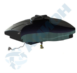 Бак для душас подогревом Анион 250 л. горизонтальный (1000x1000x575см;черный) - арт.559458
