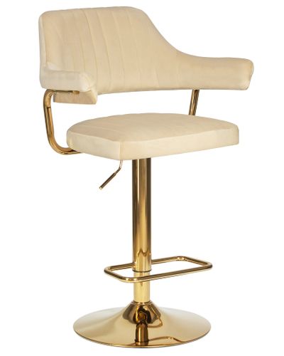 Стул барный  CHARLY GOLD (бежевый велюр (MJ9-10))