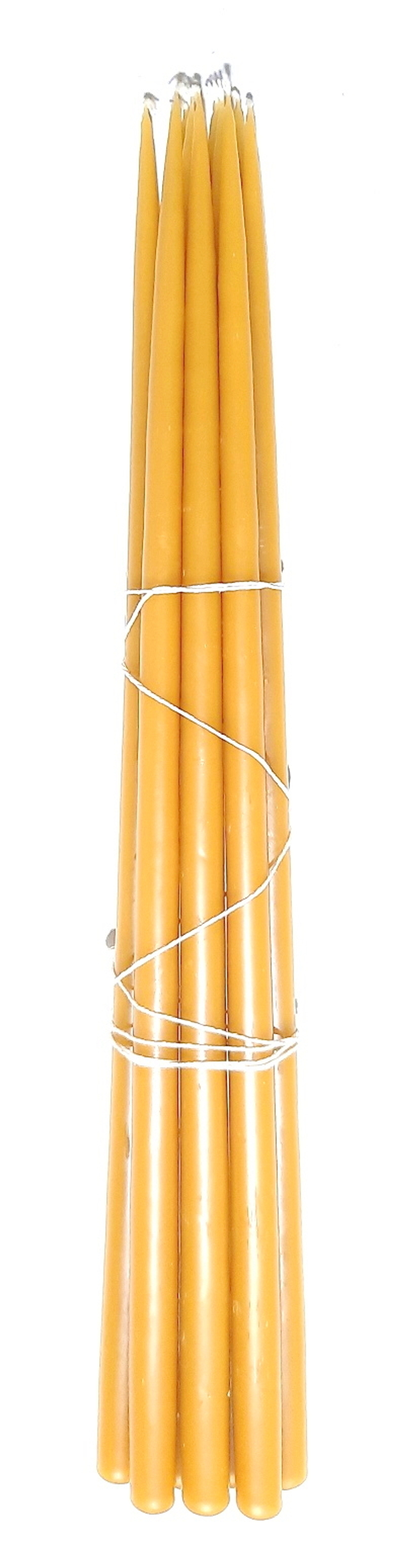 Свечи восковые конусные № 12 (воск 50%)