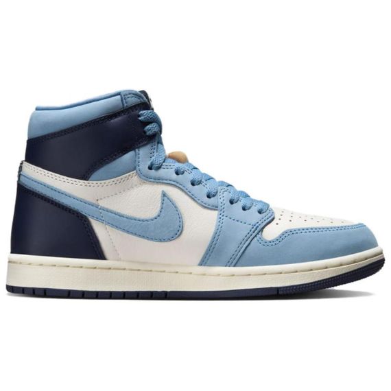 Jordan Air Jordan 1 Подвесные баскетбольные кроссовки с высоким верхом Сине-белые женские
