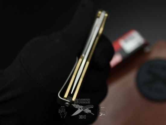 Складной нож KERSHAW Tumbler 4038BRZ c клинком из стали D2, рукоять Бронзовый сплав