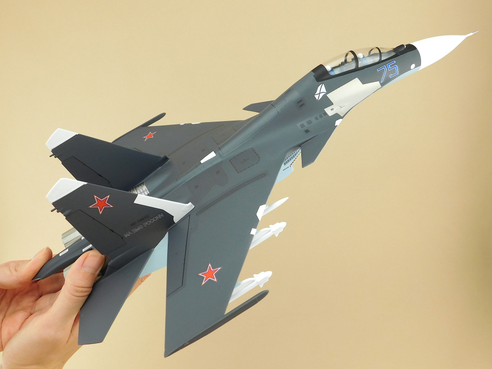 Модель самолета Су-30СМ (М1:48, ВМФ России, RF-34013, 75)