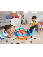 Hot Wheels HXR71 Взрывной запуск, трасса с ускорителем для трюков, машинки Hot Wheels, оригинал Mattel