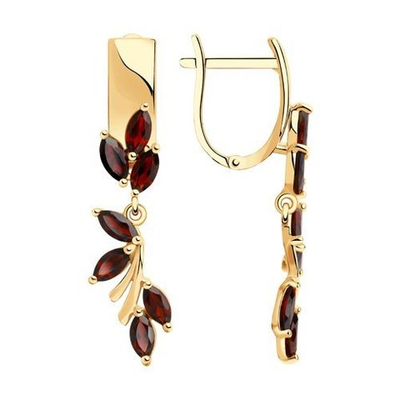 Серьги Au 585 (727054)