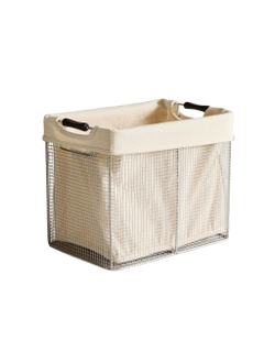 Zara Home Корзина из металла, цвет серый, 31 см