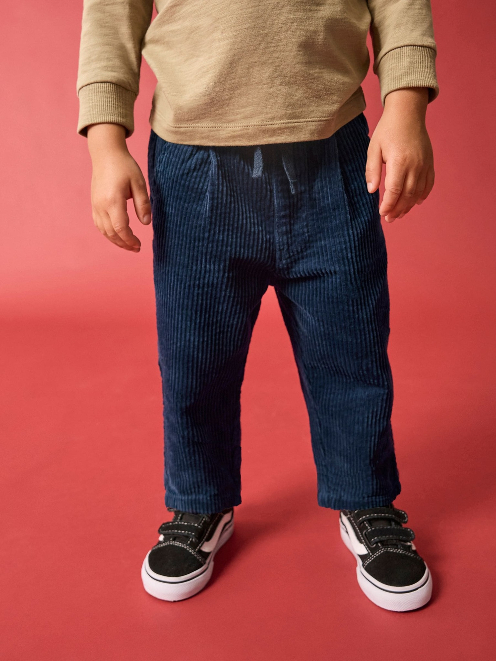 Брюки вельветовые для мальчика Next B64-650, Темно-синий