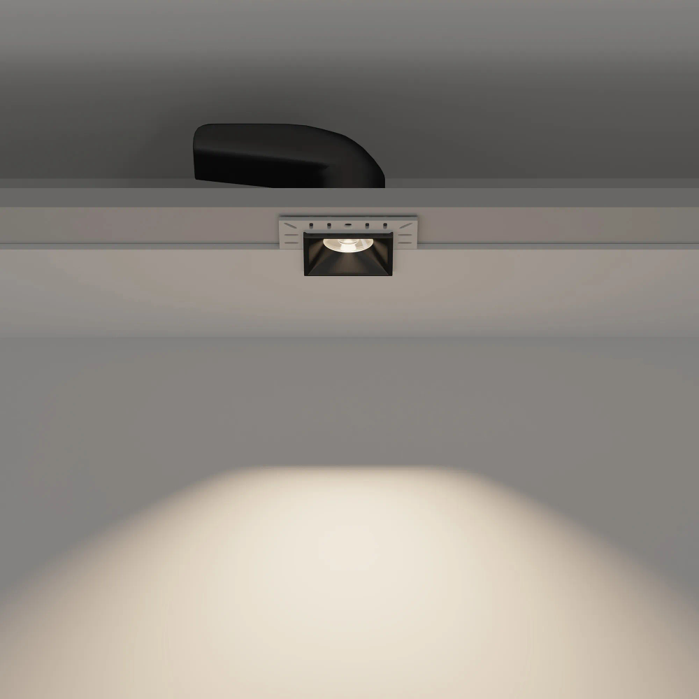 Светильник MS-RIALTO-TRIMLESS-S40x40-9W Day4000 (BK, 36deg, 230V) (Arlight, IP20 Металл, 5 лет) 044687