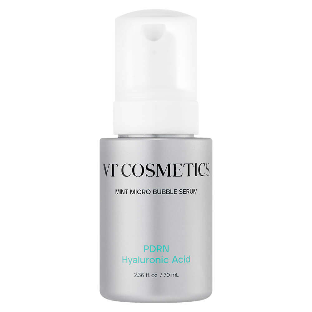 VT Cosmetics PDRN Hyaluronic Mint Micro Bubble Serum пузырьковая сыворотка с ПДРН