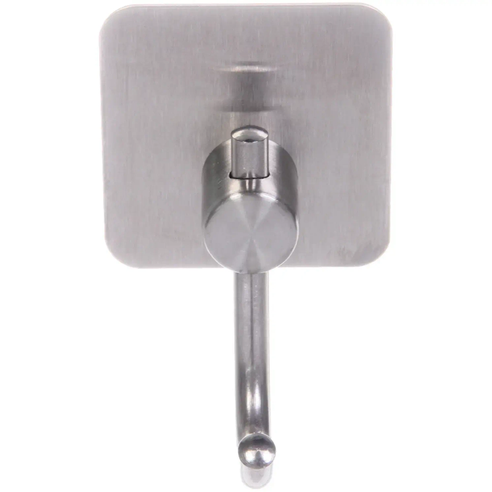 Крючок из нержавеющей стали на липкой основе 3М «БАСТОФ», форма квадрат, нагрузка до 5кг/4,5*8см