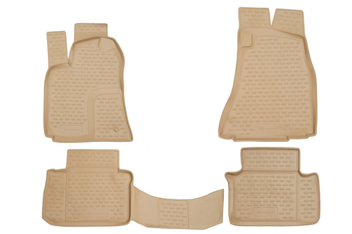 Коврики в салон для CHRYSLER 300C 2004-2012, 2WD, 4 шт. (полиуретан, бежевые) арт.NLC.09.03.212