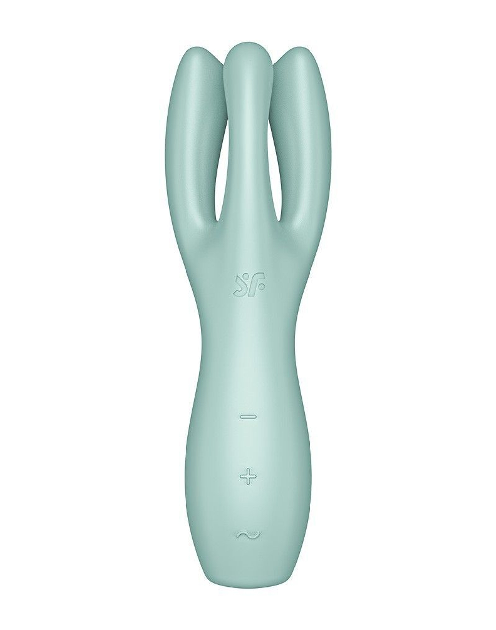 Мятный клиторальный вибромассажер Threesome 3