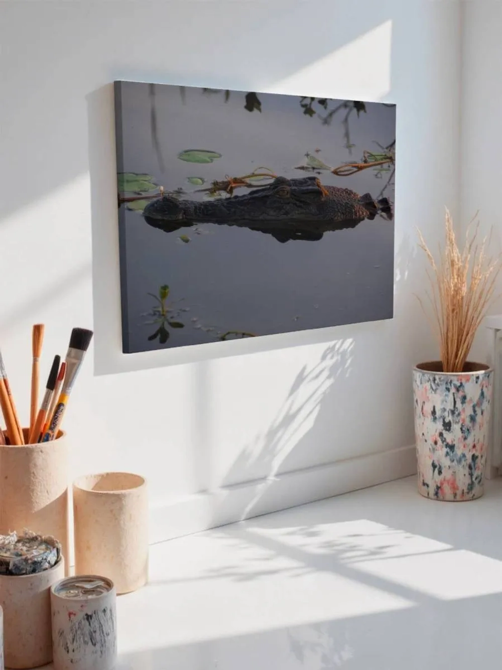 Картина на стену 40 X 50 Крокодил