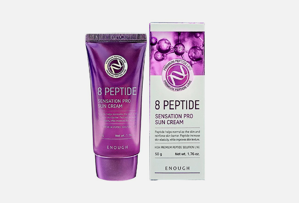 Enough Крем солнцезащитный для лица с пептидами Premium 8 Peptide Sensation Pro Sun Cream