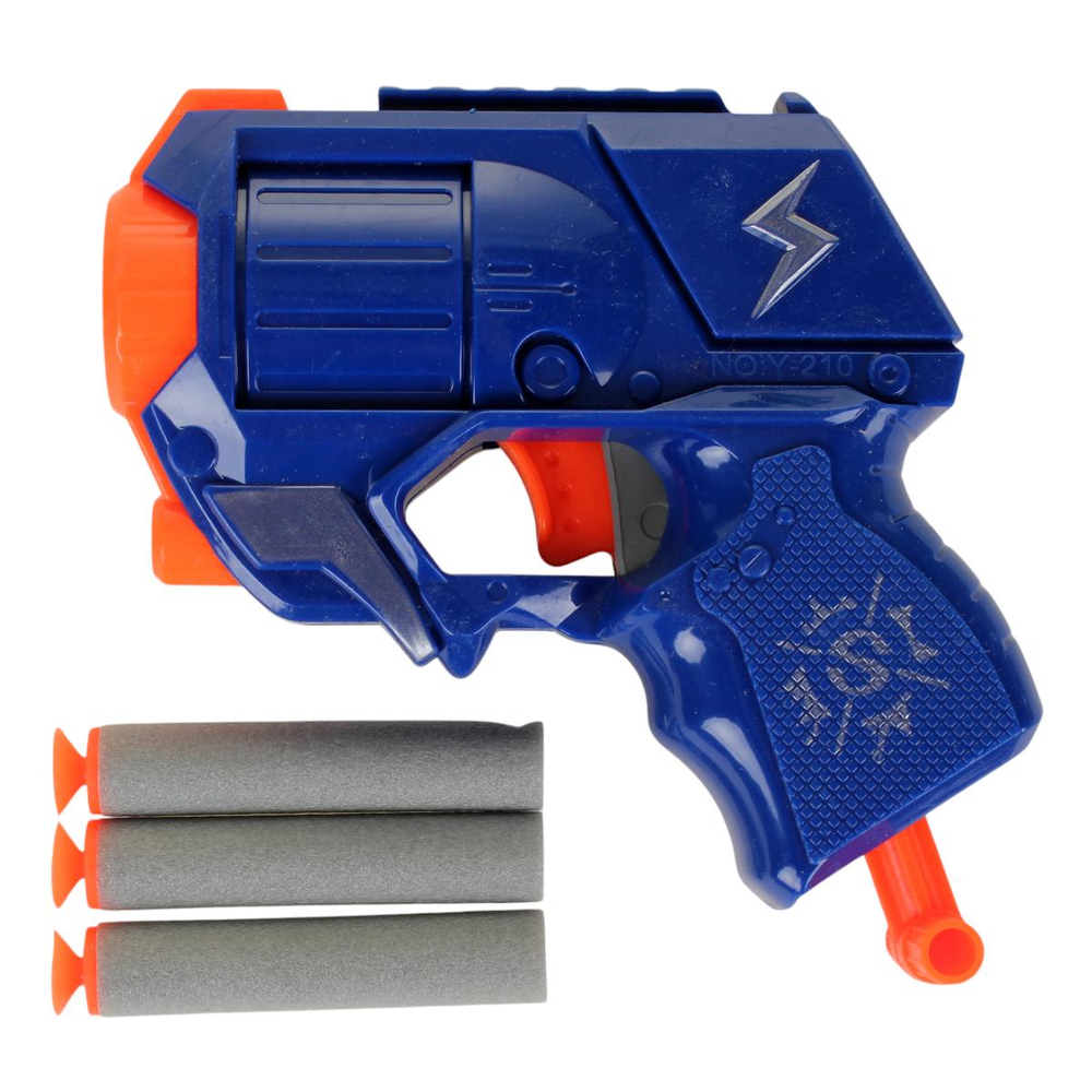 Пистолет с мягк.пулями, коробка YL-282