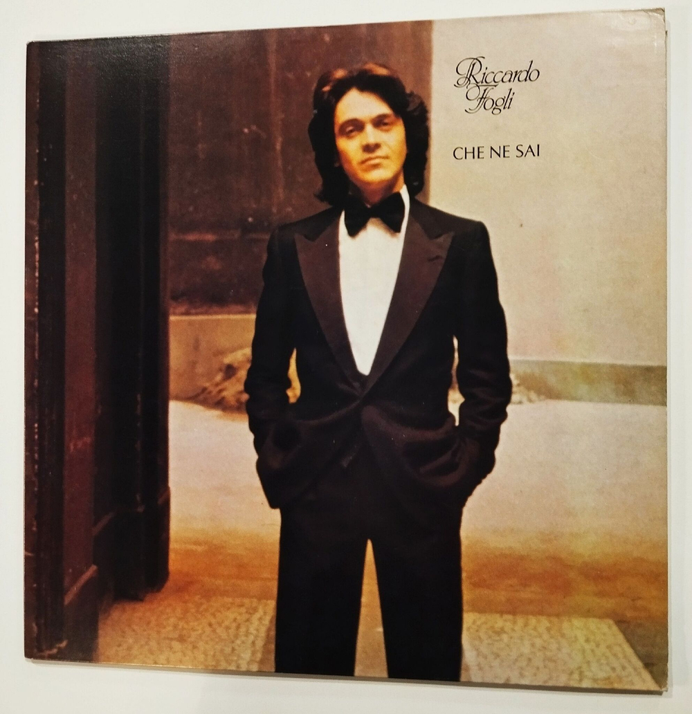Винтажная виниловая пластинка LP Riccardo Fogli Che Ne Sai (Italy 1979)
