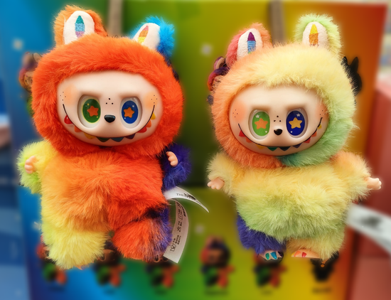 Мягкая игрушка "Лабубу" разноцветный , 16 см