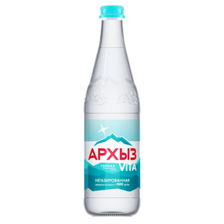 Архыз Vita горная прир. вода 0,5л СТЕКЛО негаз