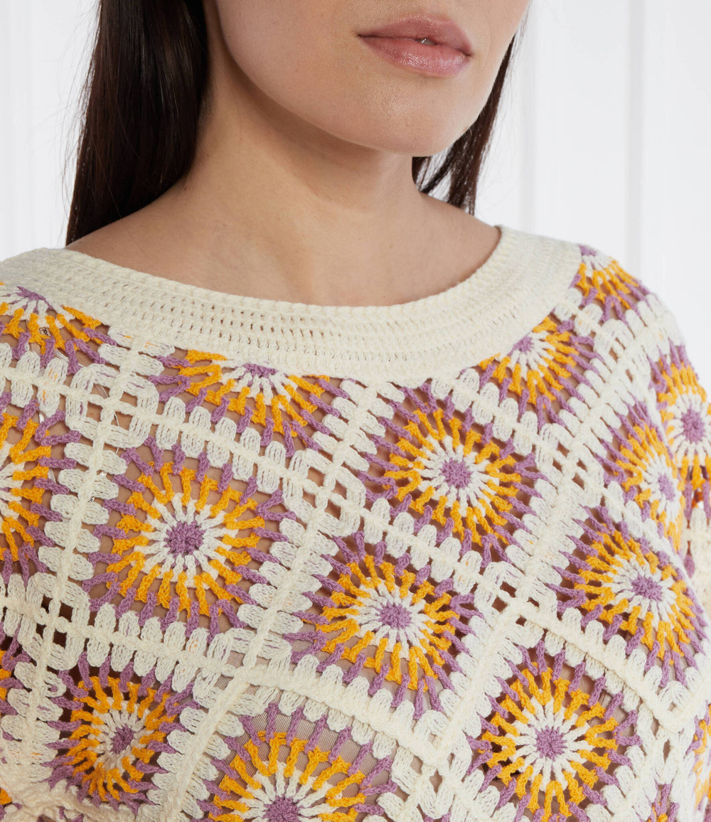 Свитер Desigual - кремовый(24SWJF25)