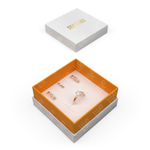 Футляр картонный с прослойкой «Степ» 80x80x40 мм.